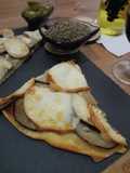 Pizza de berenjenas y scamorza ahumado