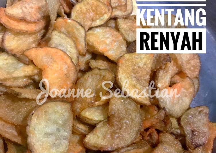 Resep Baru Keripik Kentang Renyah Enak Sempurna