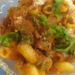 A picture of Tomato pasta.