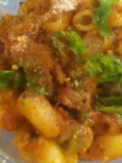 A picture of Tomato pasta.