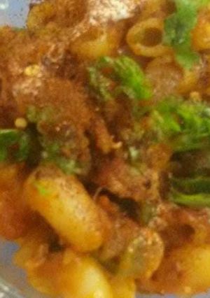 A picture of Tomato pasta.