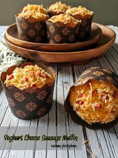 Foto resep Yoghurt Cheese Sausage Muffin