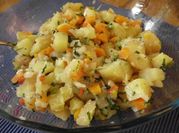 Una foto de ensalada de morron