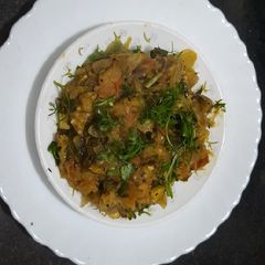 A picture of Grilled brinjal Bhartha.