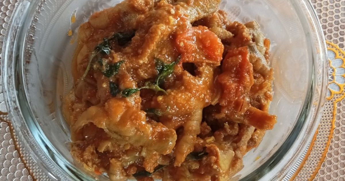 Oseng Kecap Ceker Tanpa Tulang