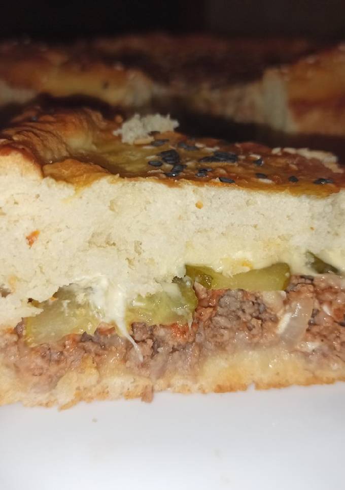 Пирог "Чизбургер" 🍔