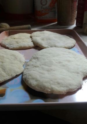 Una foto de Pan Árabe casero #RecetaEnTresPasos