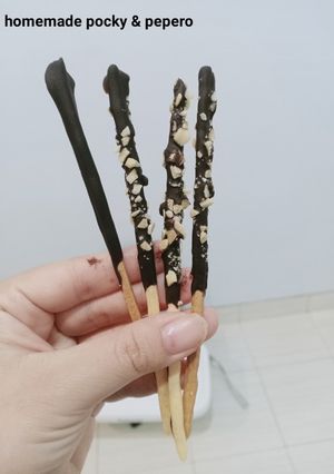 Foto resep Homemade pocky😍😍