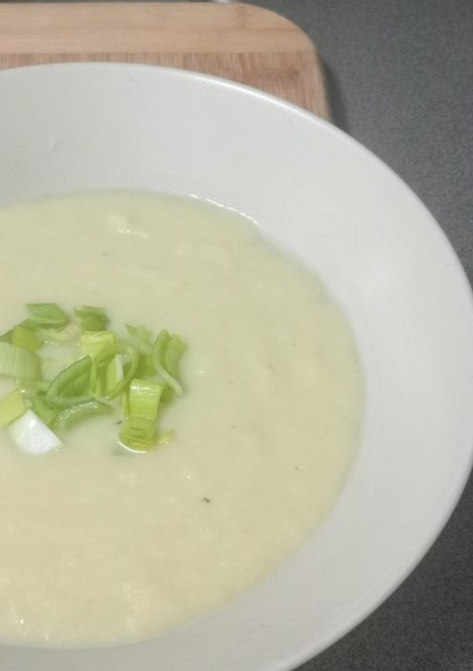 Una foto de 🥄Crema de puerros