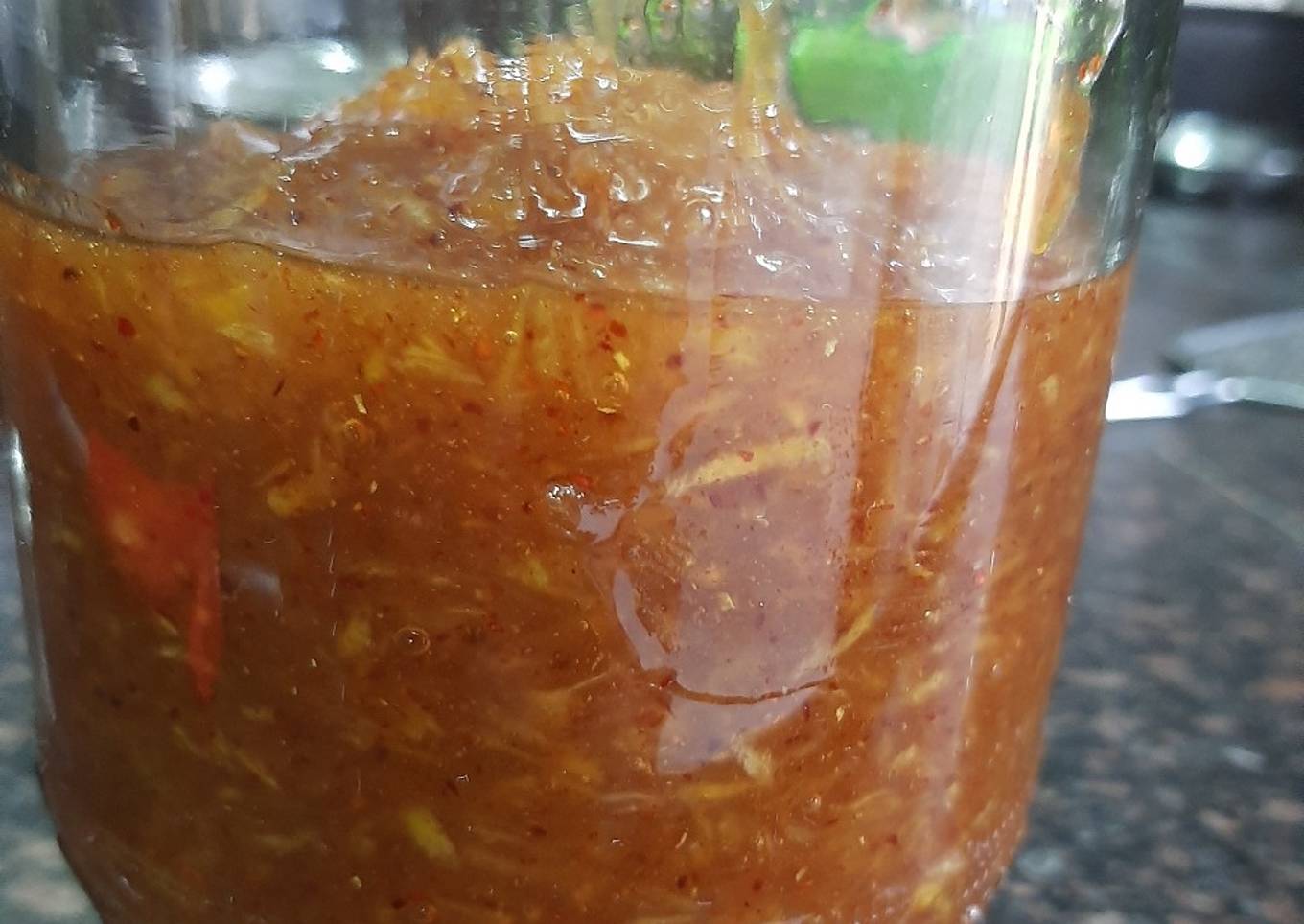 Instant Raw mango sweet pickle (chunda)