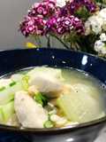 Easy and Delicious Squid Ball and Winter Melon Soup
