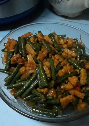 Foto resep Orek tempe kacang panjang