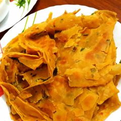 A picture of Parat paratha(layered paratha).