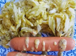 Una foto de Chucrut o sauerkraut