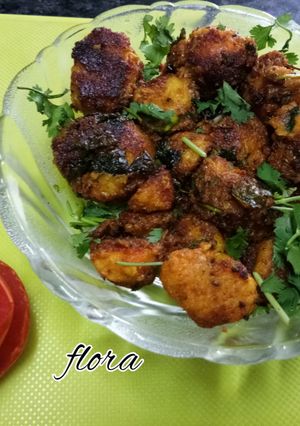A picture of Dry and Spicy Arbi Curry Recipe.