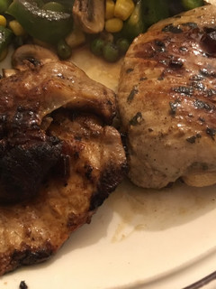 A picture of Pan-fried pork chops.