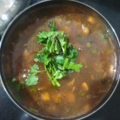 Manchow soup A picture of Manchow soup.