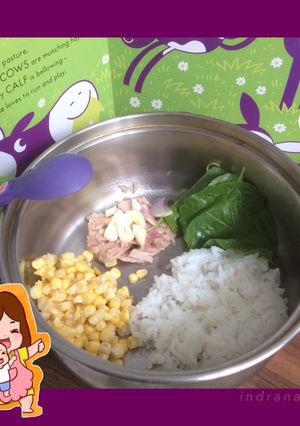 Foto resep MPASI Lengkap Gizi #3 Tuna Jagung Bayam 7+