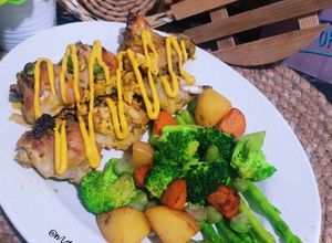 Gambar Honey Mustard Grilled Chicken