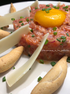 Una foto de Trampantojo de tartar (de tomate)