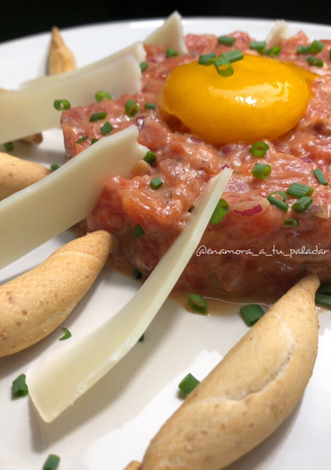 Una foto de Trampantojo de tartar (de tomate)