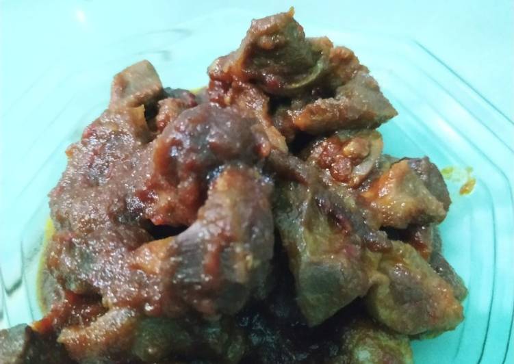 Sambel Goreng Kecap Rempela Hati (Ayam)