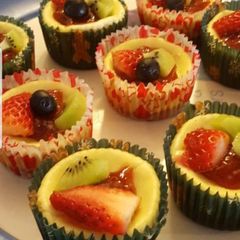 A picture of Mini Cheese cake.