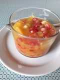 238. Macedonia de granada y naranja