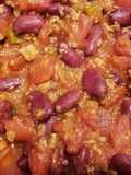 Mom's lazy Sunday chili (vegetarian or vegan version)
