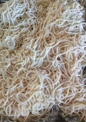Una foto de Fideos caseros