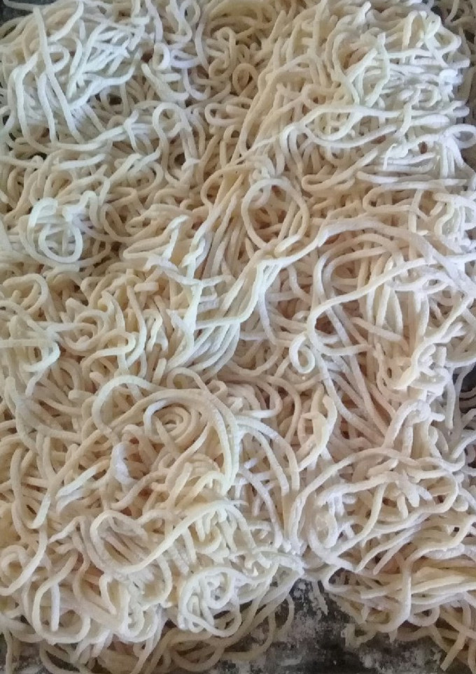 Una foto de Fideos caseros
