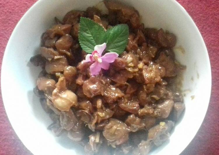 Bagaimana Membuat Ati ampela asam manis, Sempurna