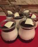Cheesecake de oreo en vasitos