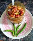 Karonda and green chilli pickle