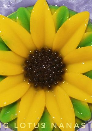 Foto resep Puding lotus (bunga matahari)