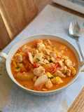 Tomato and Egg Stir-Fried Rice Cakes