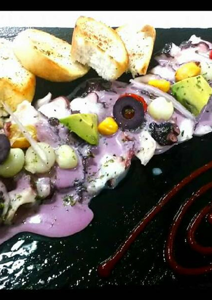 Una foto de Pulpo al olivo