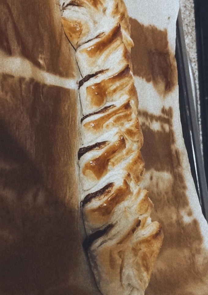 Una foto de Hojaldre con Nutella