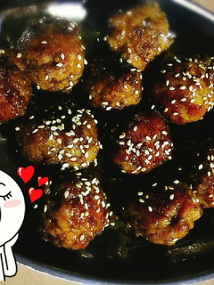 照燒豬肉丸 的食譜成品照片