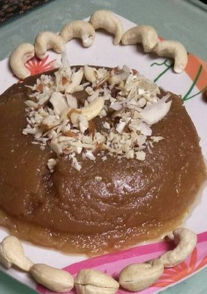 A picture of Aate ka halwa.
