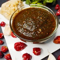 Mint Khatti Meethi Chutney A picture of Mint Khatti Meethi Chutney.