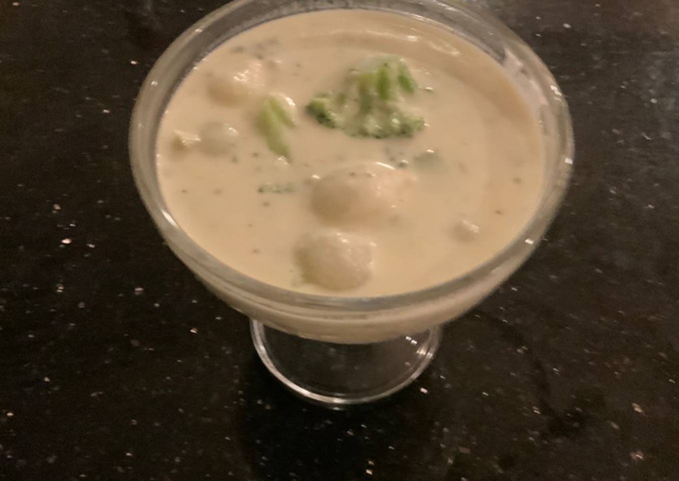 Creamed Onions and Broccoli