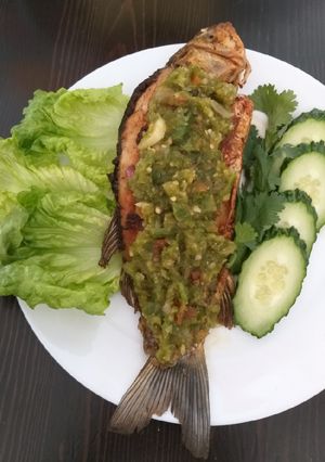 Foto resep Ikan mujair sambel ijo