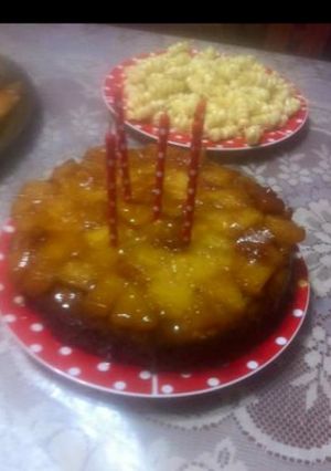 Una foto de Pastel de piña