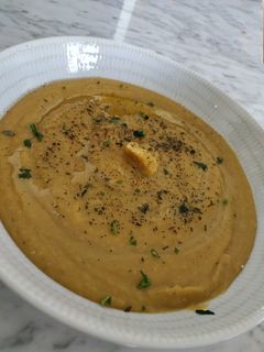 Foto di Crema di piselli secchi