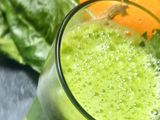 Licuado de Naranja, Espinaca y Jengibre