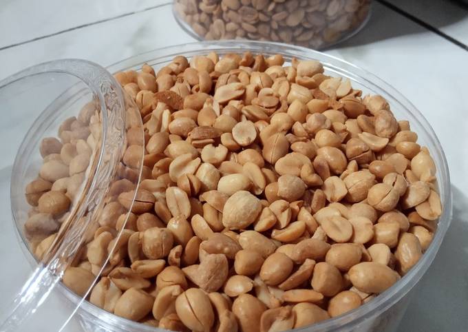 Cara mudah membuat kacang bawang gurih