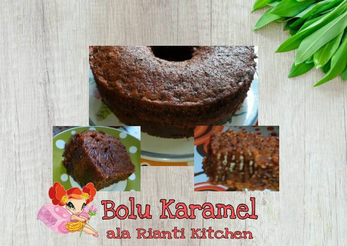 How to Make Appetizing Bolu Karamel aka Sarang Semut ala Rianti Kitchen