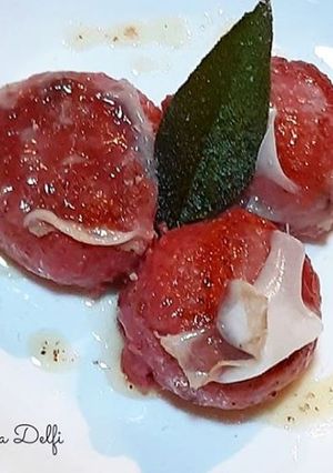 Foto di Gnudi di barbabietola