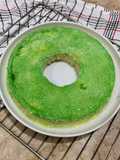Green Pudding with the hint of coconut powder and Pakola syrup